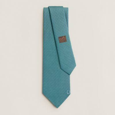 HERMES シルク ネクタイ グリーン670 OA グリーン - メンズ, ネクタイ